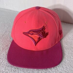 New Era Hot Pink Toronto Blue Jays Snap Back Baseball Cap Hat